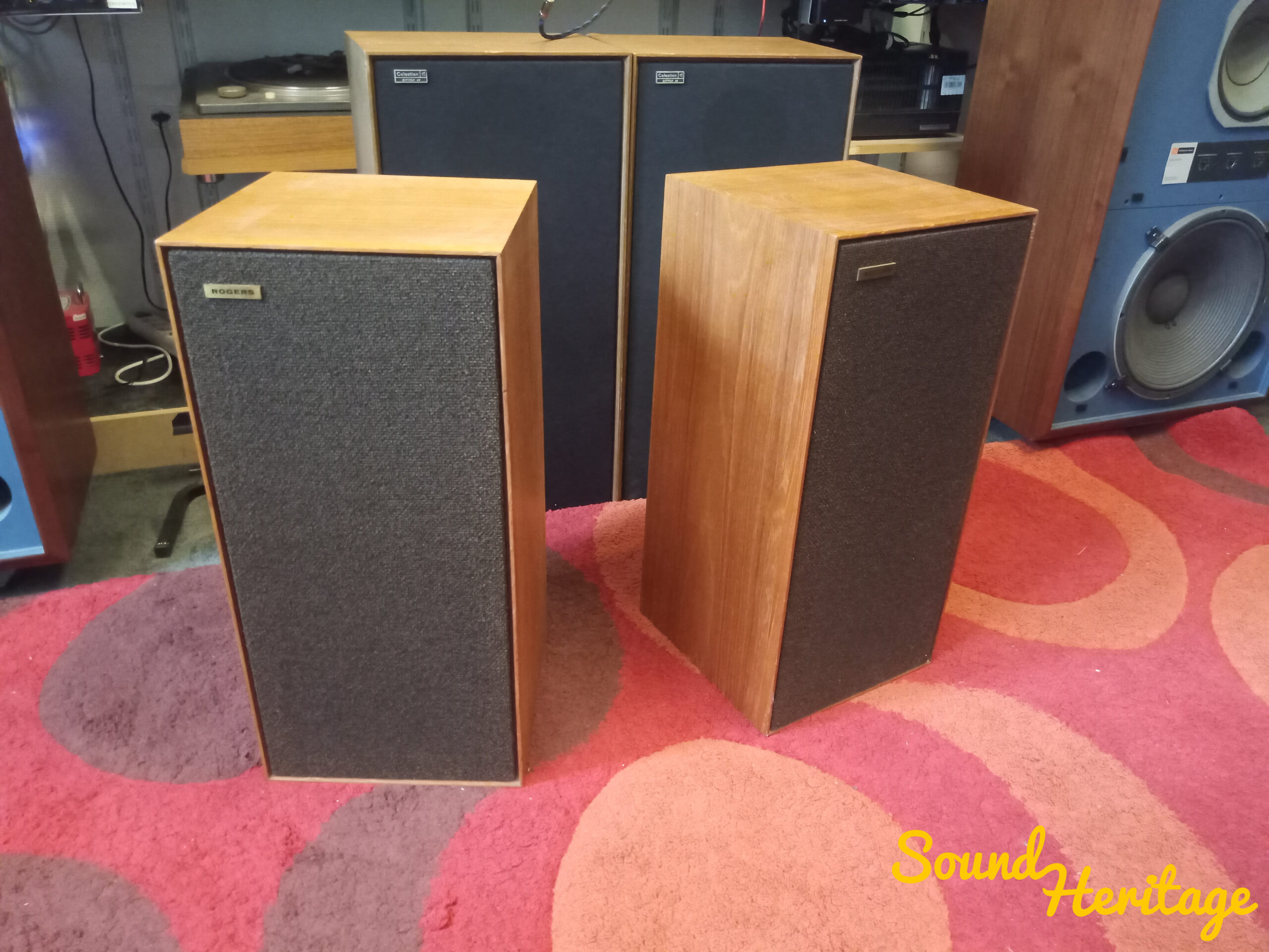 Enceintes Rogers LS3/6 Spendor BC1