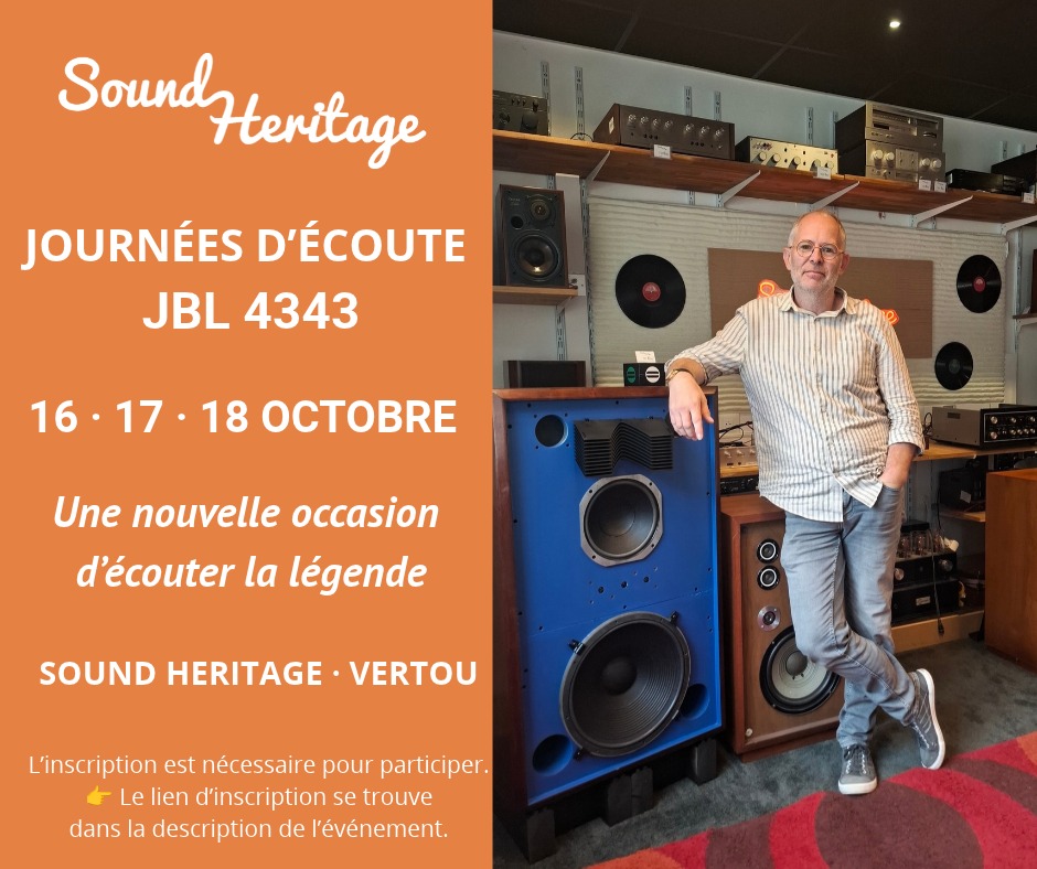 Ecoute Enceinte JBL 4343 du 16/10/2026